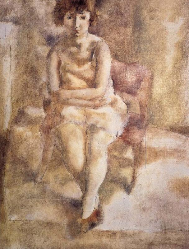 Jules Pascin Have red hair Lass Sweden oil painting art